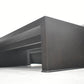【中古】オカムラ　S-18H　高級応接６点セット　総革張り　ブラック　幅2070　2026040202【中古オフィス家具】