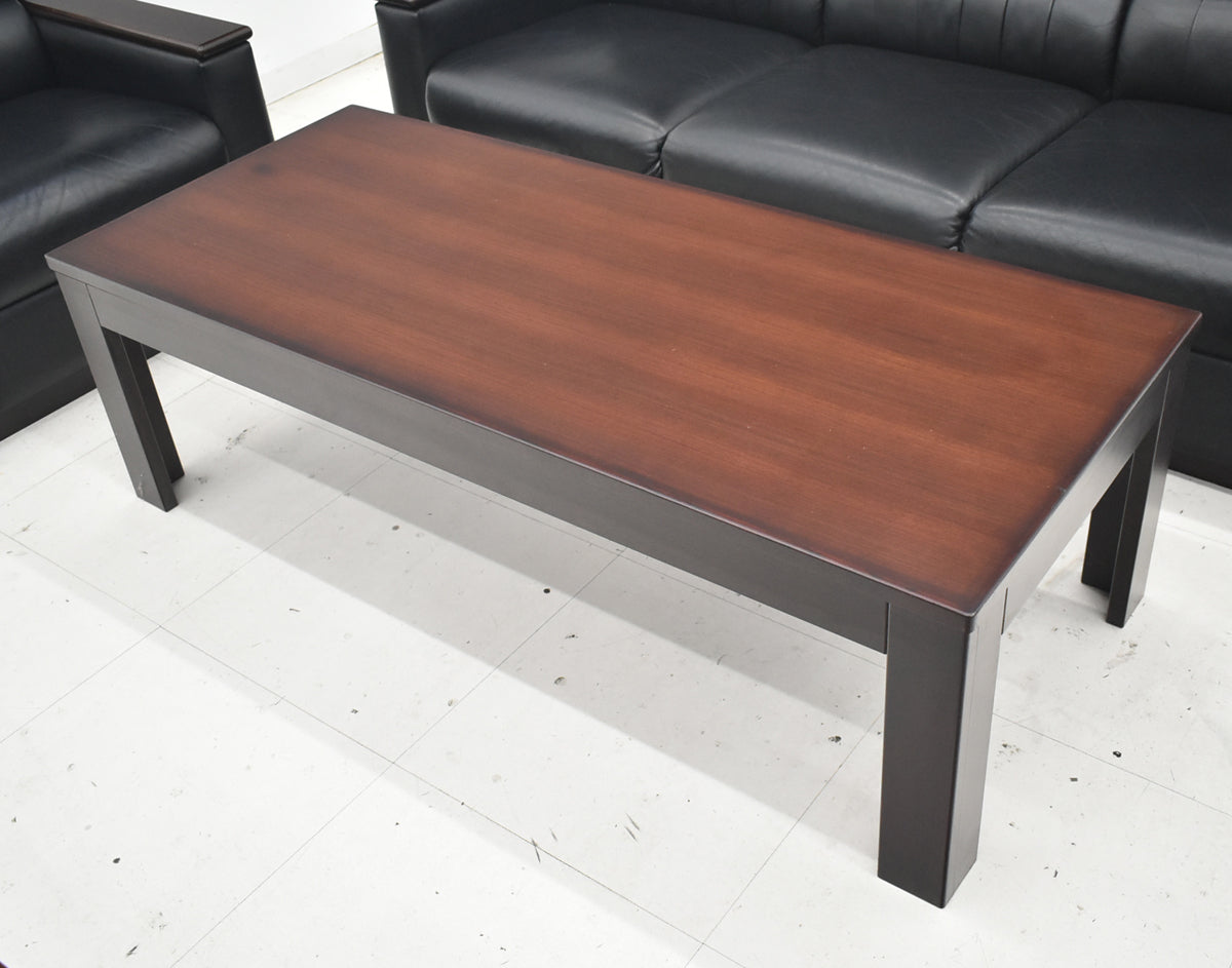 【中古】イトーキ＋ライオン事務器　L-671　応接６点セット　ブラック　幅1905　2026040601【中古オフィス家具】