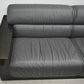 【中古】オカムラ　ニューフォーティ　高級応接８点セット　革張り　バーズアイメープル　幅1980　2026040603【中古オフィス家具】