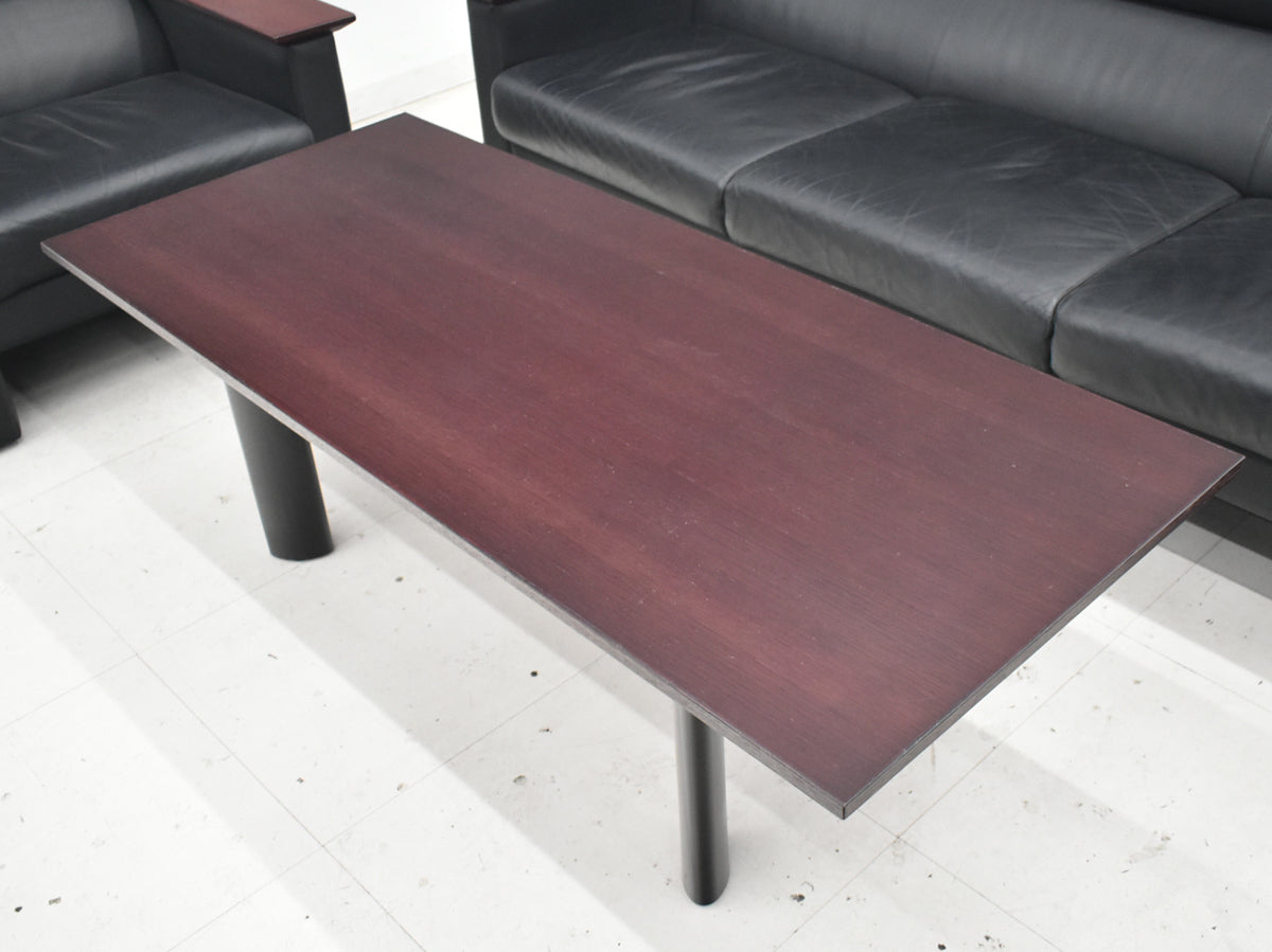 【中古】イトーキ　XBシリーズ　高級応接８点セット　総革張り　幅2025　2026040801【中古オフィス家具】