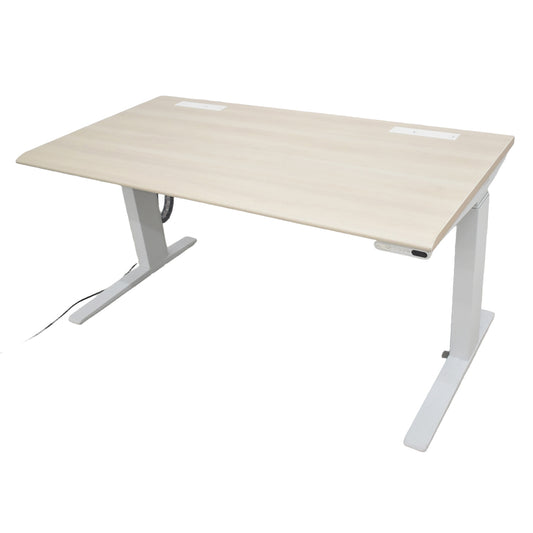 【中古】オカムラ　スイフト　電動昇降デスク　スムースフォルムエッジ　インジケーターボタンタイプ　メモリー機能　幅1350　2026040903【中古オフィス家具】