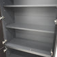 【中古】オカムラ　グレースライン　役員用書棚　ガラス扉　2024年製　全高1800　2026041603【中古オフィス家具】