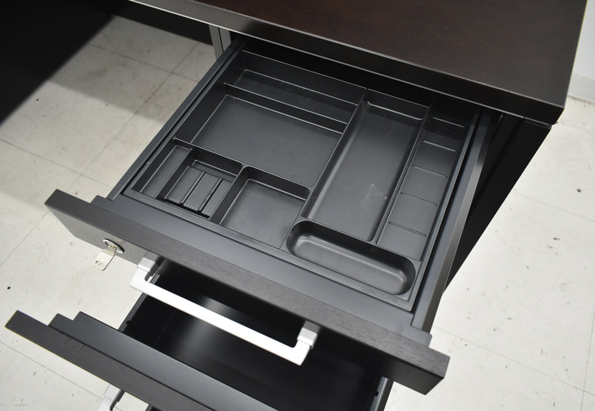 【中古】オカムラ　EX-39　高級役員用両袖デスク　幅1800　2026041701【中古オフィス家具】