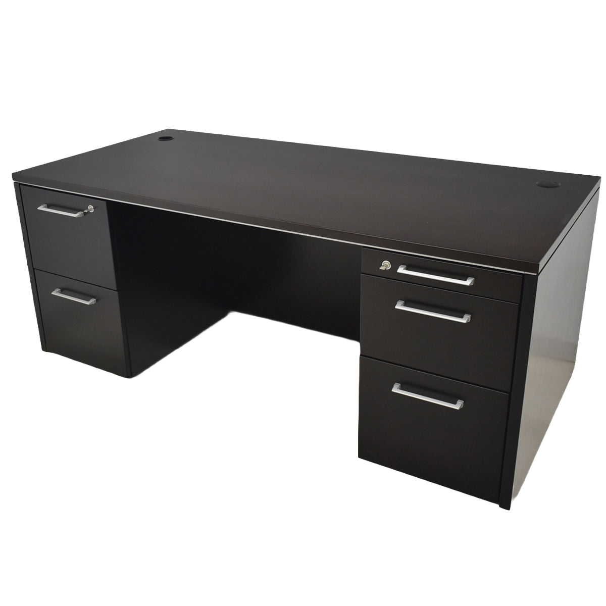 【中古】オカムラ　EX-39　高級役員用両袖デスク　幅1800　2026041701【中古オフィス家具】