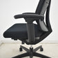 【中古】コクヨ　ウィザード３　可動肘　ランバーサポート　ローバック　ブラック　2026042001【中古オフィス家具】