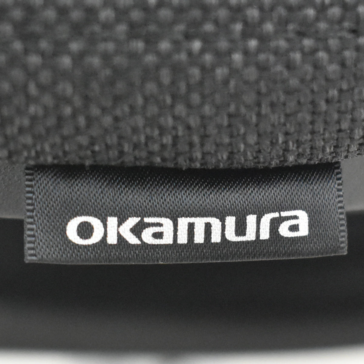 【中古】オカムラ　モードチェア　ハイバック　固定肘　ポリッシュ　ブラック　2026042005【中古オフィス家具】