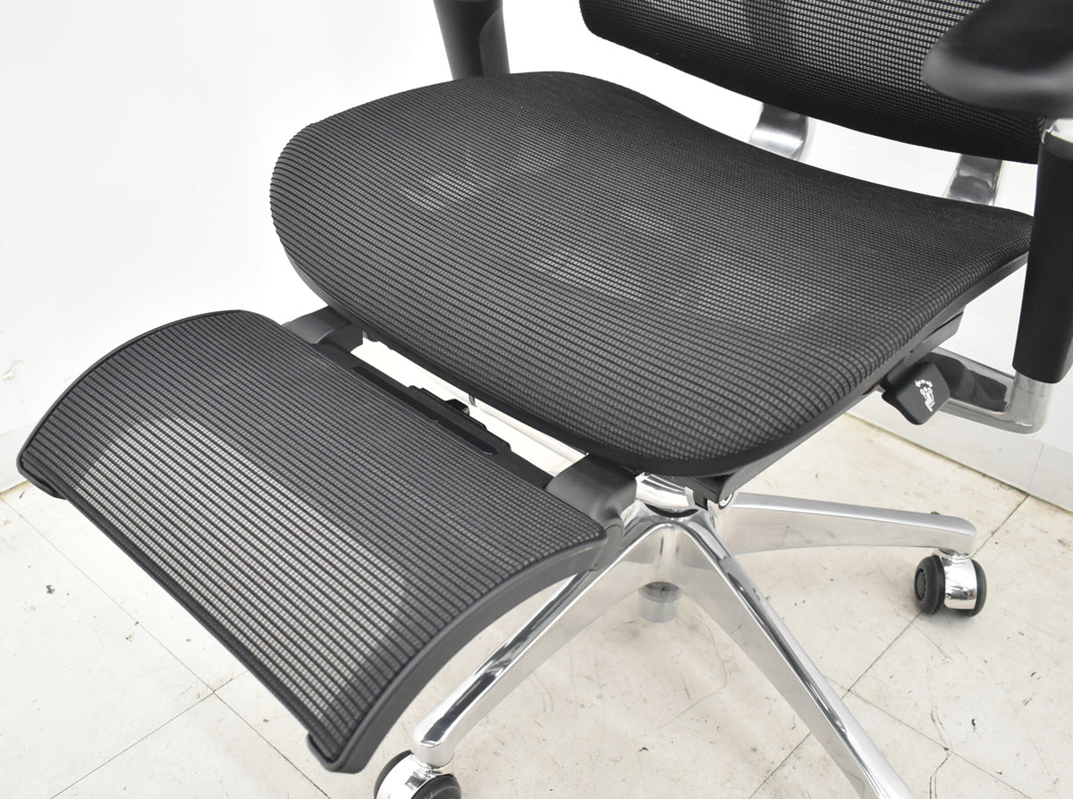 【中古】株式会社COFO（FOS）COFO Chair Premium 2　３Ｄヘッドレスト　６Ｄアームレスト可動肘　フットレスト　インラインスケート用ホイール（ポリウレタン）2026042007【中古オフィス家具】