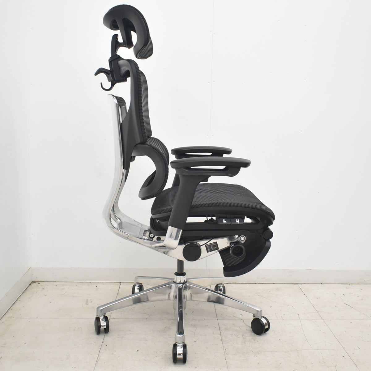 【中古】株式会社COFO（FOS）COFO Chair Premium 1　３Ｄヘッドレスト　３Ｄアームレスト　フットレスト　ウレタンキャスター　ポリッシュ　2026042101【中古オフィス家具】