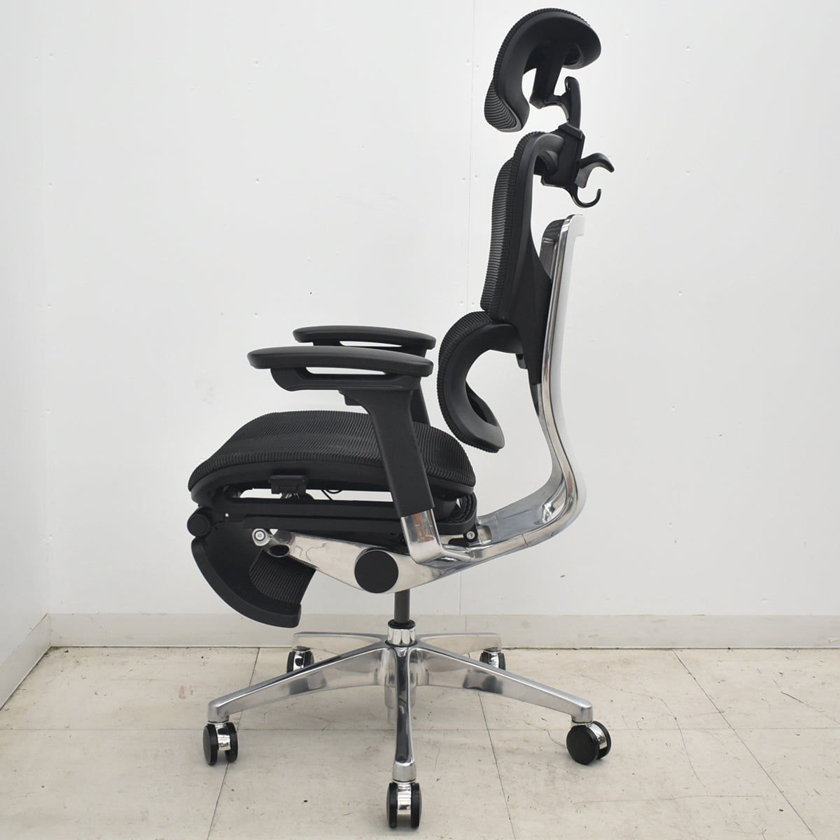 【中古】株式会社COFO（FOS）COFO Chair Premium 1　３Ｄヘッドレスト　３Ｄアームレスト　フットレスト　ウレタンキャスター　ポリッシュ　2026042101【中古オフィス家具】