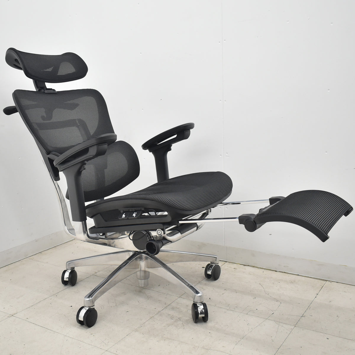 【中古】株式会社COFO（FOS）COFO Chair Premium 1　３Ｄヘッドレスト　３Ｄアームレスト　フットレスト　ウレタンキャスター　ポリッシュ　2026042101【中古オフィス家具】