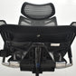 【中古】オカムラ　バロン　エクストラハイバック　可動ヘッドレスト　可動肘（肘パッド新品）グラデーションメッシュ　ランバーサポート　ポリッシュ　ブラック　2026042102【中古オフィス家具】