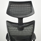 【中古】オカムラ　バロン　エクストラハイバック　可動ヘッドレスト　可動肘（肘パッド新品）グラデーションメッシュ　ランバーサポート　ポリッシュ　ブラック　2026042102【中古オフィス家具】