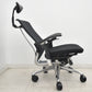【中古】オカムラ　コンテッサ　ヘッドレスト　可動肘（肘パッド新品）ランバーサポート　ポリッシュ　ブラック　2026042104【中古オフィス家具】