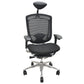 【中古】オカムラ　コンテッサ　ヘッドレスト　可動肘（肘パッド新品）ランバーサポート　ポリッシュ　ブラック　2026042104【中古オフィス家具】