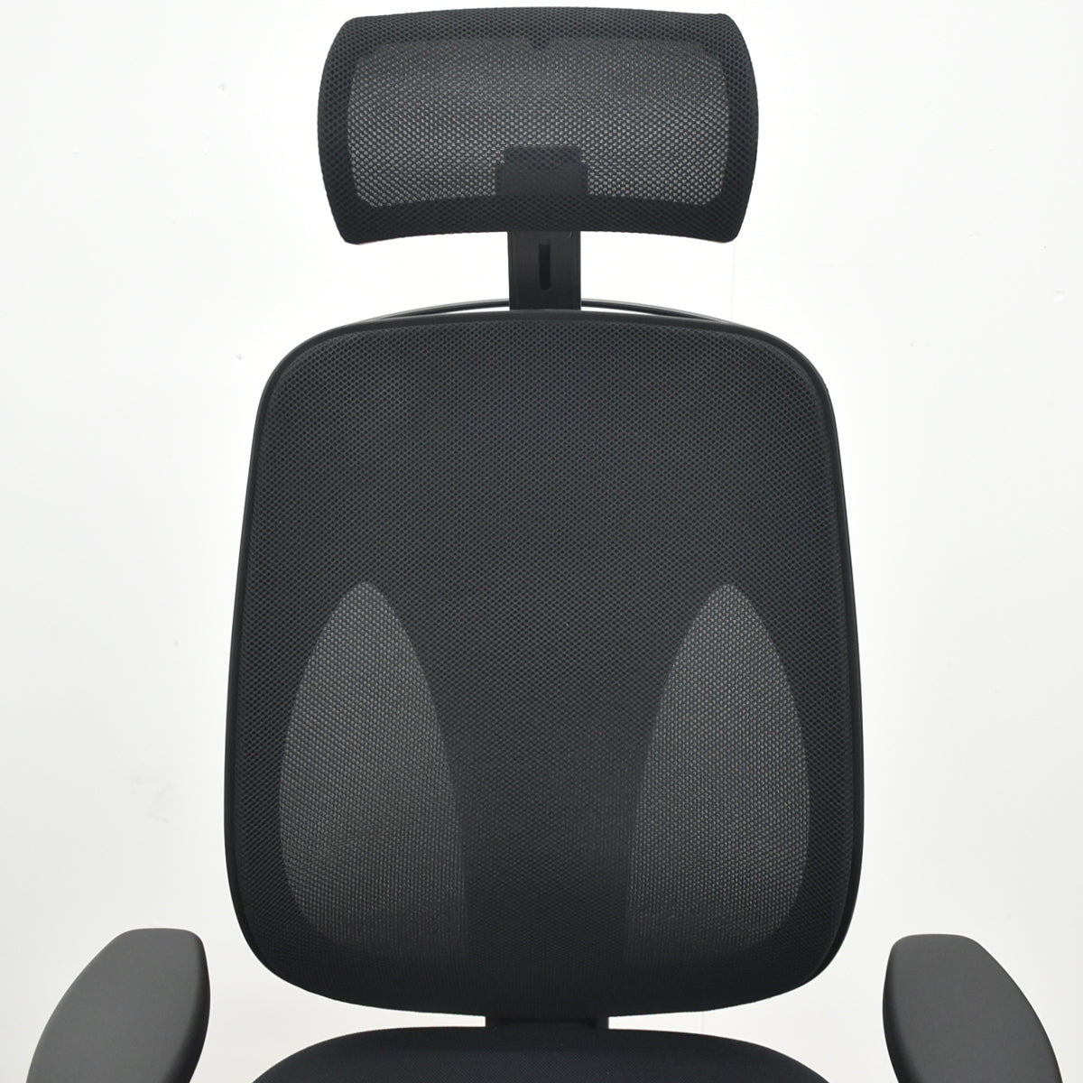 【中古】ジロフレックス　353シリーズ　ヘッドレスト　可動肘　ポリッシュ　ハンガー　ブラック　2026042203【中古オフィス家具】