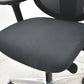 【中古】ジロフレックス　353シリーズ　ヘッドレスト　可動肘　ポリッシュ　ハンガー　ブラック　2026042203【中古オフィス家具】