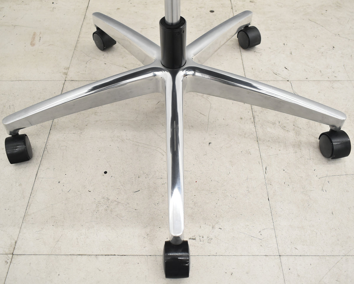 【中古】ジロフレックス　353シリーズ　ヘッドレスト　可動肘　ポリッシュ　ハンガー　ブラック　2026042203【中古オフィス家具】