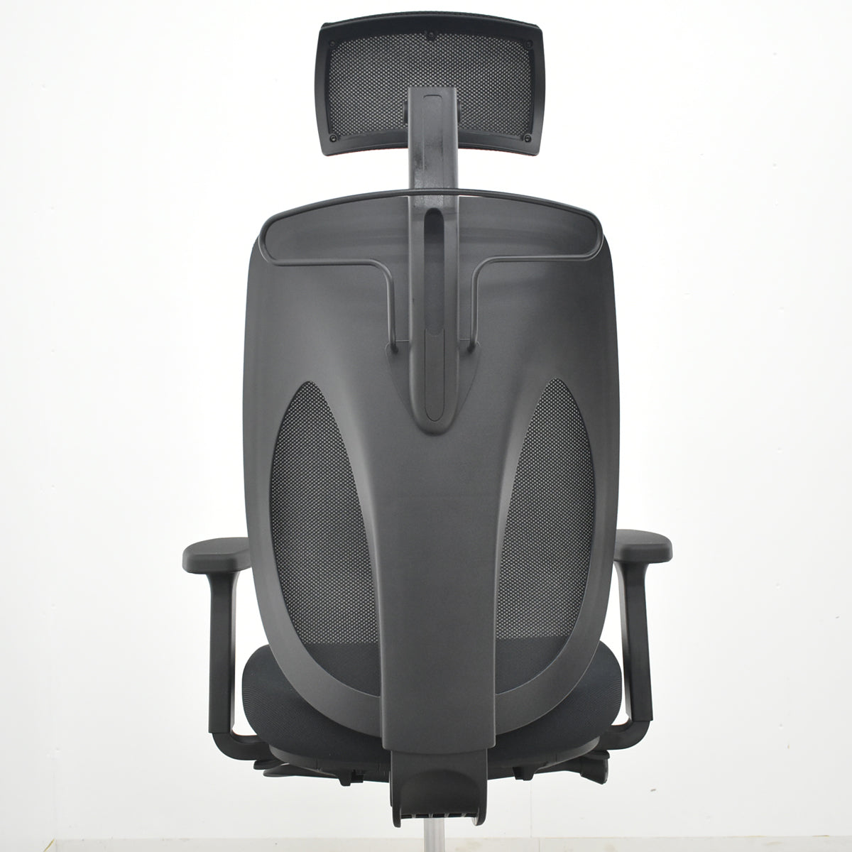 【中古】ジロフレックス　353シリーズ　ヘッドレスト　可動肘　ポリッシュ　ハンガー　ブラック　2026042203【中古オフィス家具】