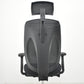 【中古】ジロフレックス　353シリーズ　ヘッドレスト　可動肘　ポリッシュ　ハンガー　ブラック　2026042203【中古オフィス家具】
