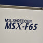【中古】明光商会　MSシュレッダー　MSX-F65　幅500　2026042501【中古オフィス家具】