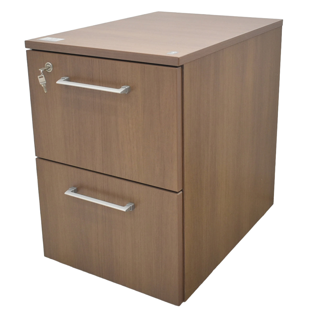 【中古】オカムラ　EX-F300　２段ワゴン　ソフトクロージング機能　幅435　2026042702【中古オフィス家具】