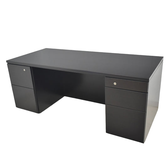 【中古】オカムラ　EX-37　役員用両袖デスク　幅1800　2026043001【中古オフィス家具】