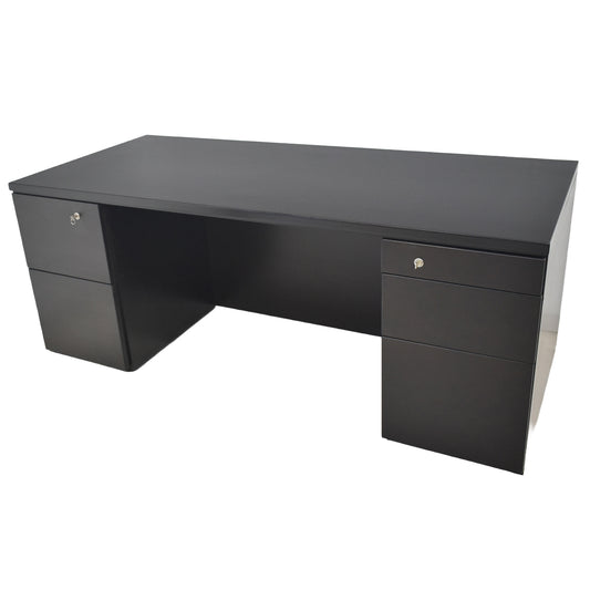 【中古】オカムラ　EX-37　役員用両袖デスク　幅1800　2026043002【中古オフィス家具】