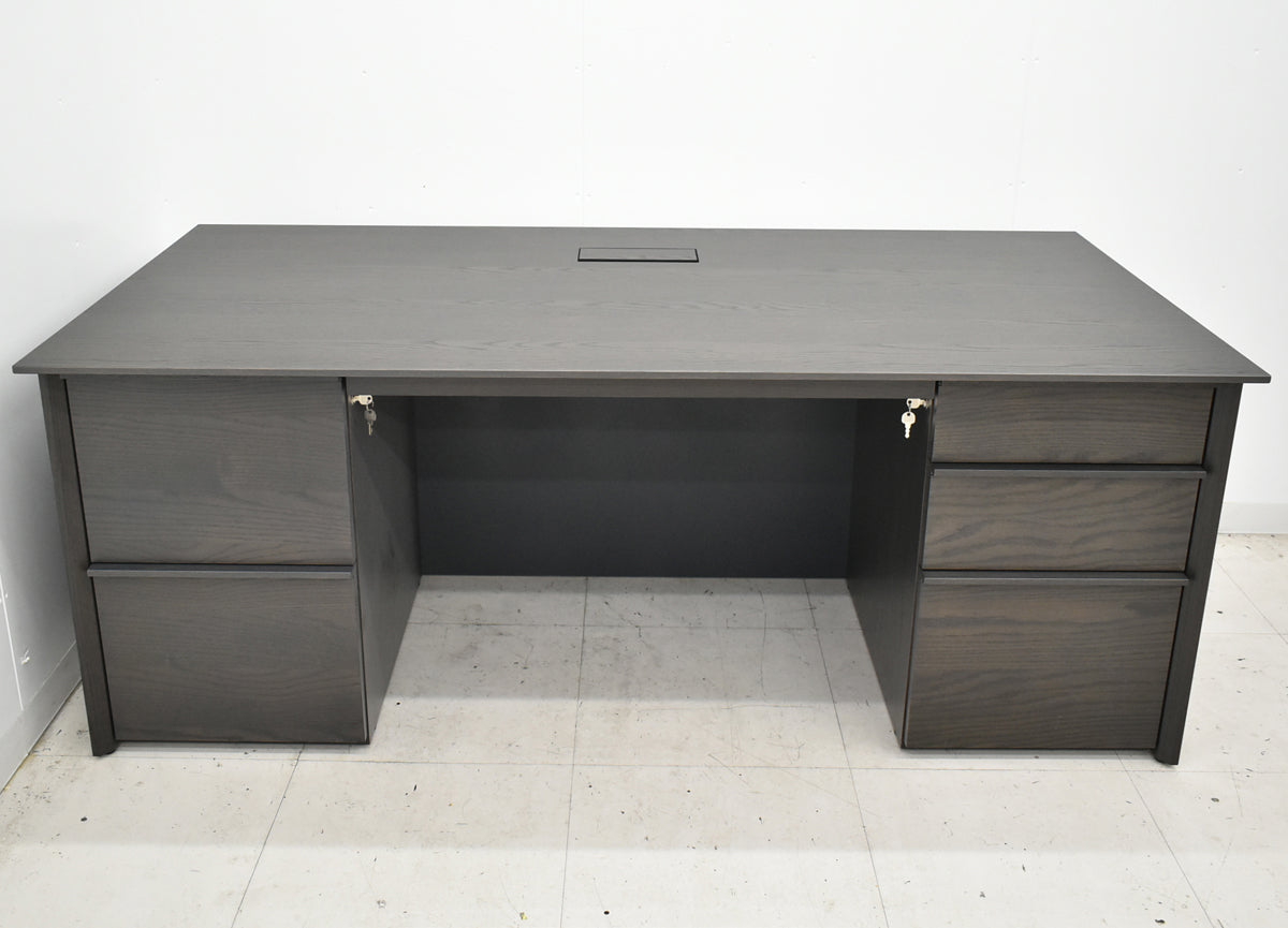 【中古】イトーキ　プレジールシリーズ　役員用両袖デスク　幅1800　2026050704【中古オフィス家具】