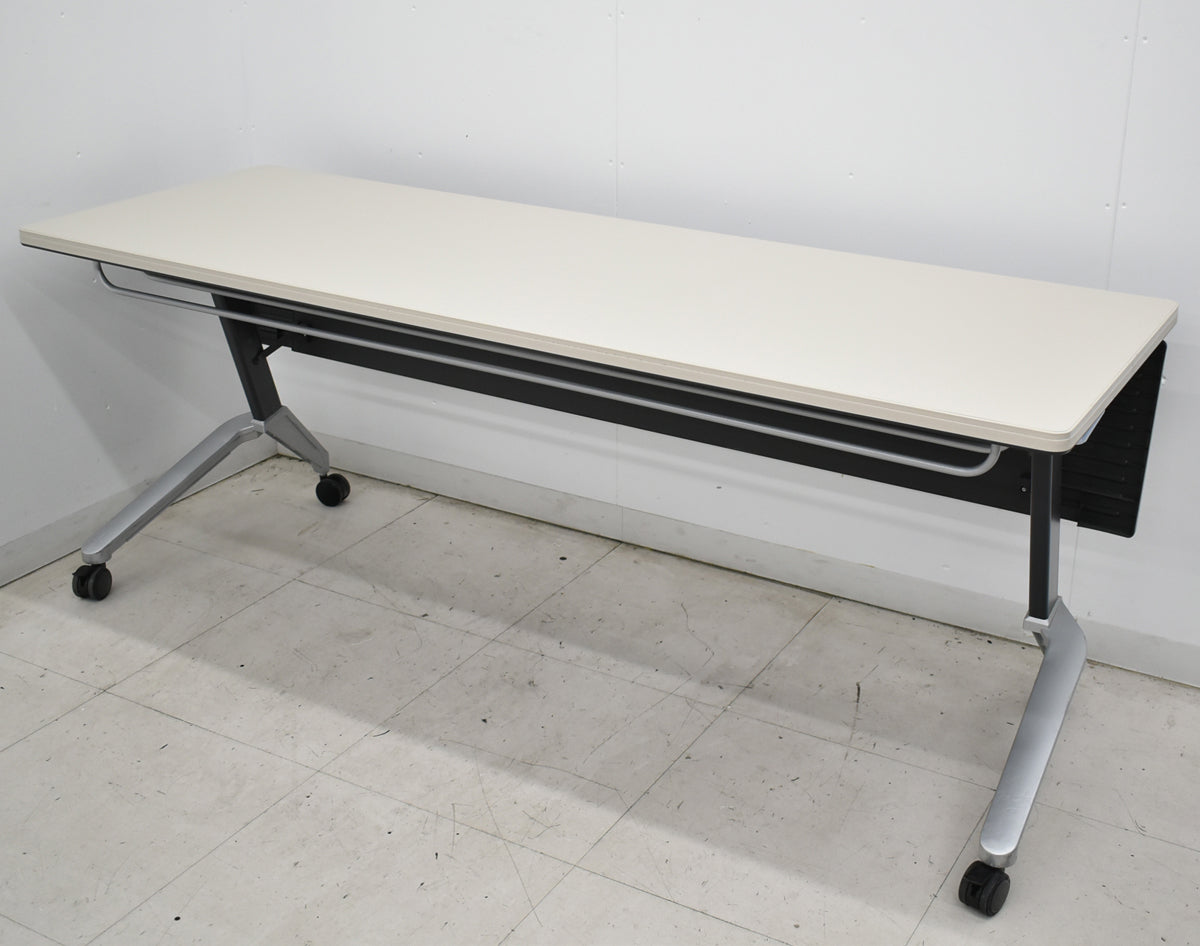 【中古】コクヨ　KT-620　フラップテーブル　幕板付　幅1800　2026051105【中古オフィス家具】
