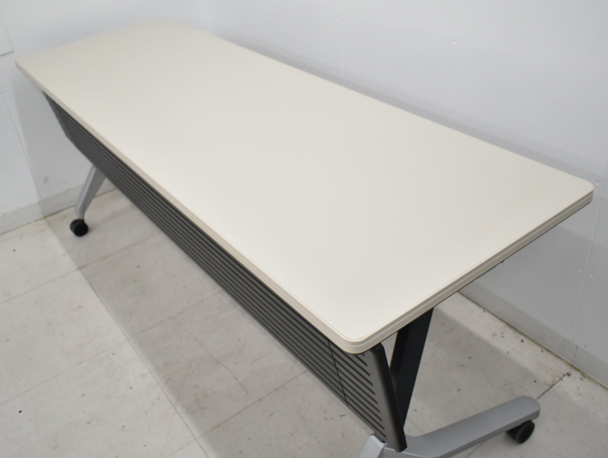 【中古】コクヨ　KT-620　フラップテーブル　幕板付　幅1800　2026051201【中古オフィス家具】