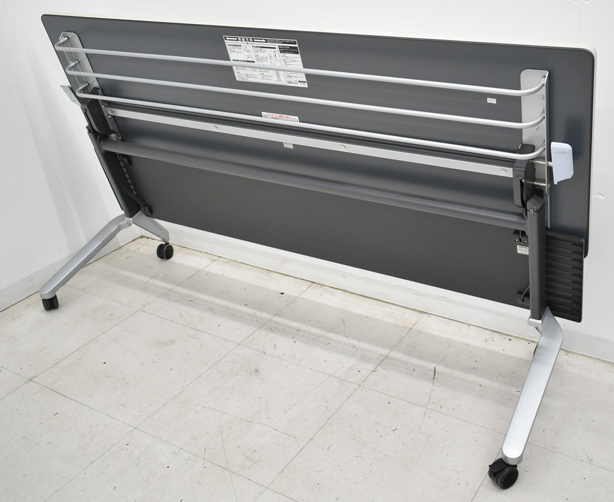 【中古】コクヨ　KT-620　フラップテーブル　幕板付　幅1800　2026051201【中古オフィス家具】