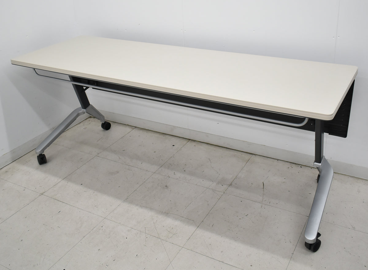 【中古】コクヨ　KT-620　フラップテーブル　幕板付　幅1800　2026051201【中古オフィス家具】