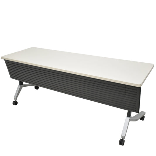 【中古】コクヨ　KT-620　フラップテーブル　幕板付　幅1800　2026051201【中古オフィス家具】