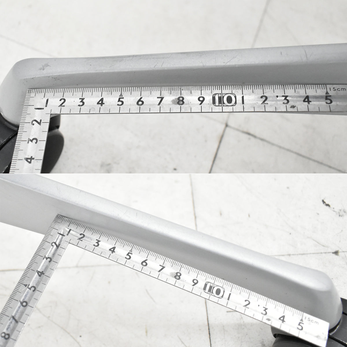 【中古】オカムラ　バロン　エクストラハイバック　可動肘　固定ヘッドレスト　シルバー脚　ミディアムブルー　2026051305【中古オフィス家具】