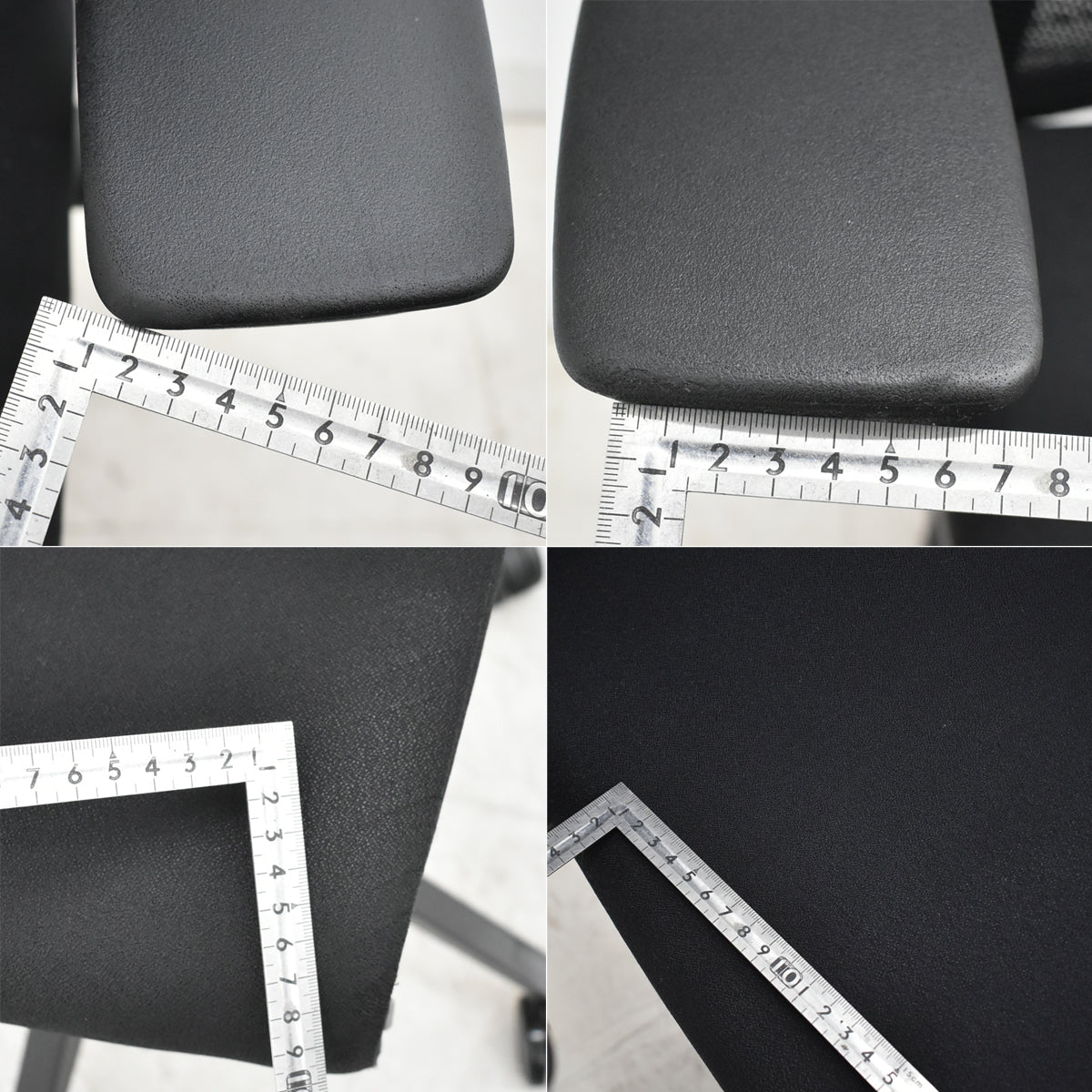 【中古】スチールケース　シンク　可動肘　ブラック　2026052001【中古オフィス家具】
