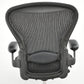 【中古】ハーマンミラー　アーロンチェア　スタンダード　Ｂサイズ　ランバーサポート　ガスシリンダー新品　ブラック　2026052501【中古オフィス家具】