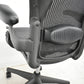 【中古】ハーマンミラー　アーロンチェア　スタンダード　Ｂサイズ　ランバーサポート　ガスシリンダー新品　ブラック　2026052501【中古オフィス家具】