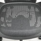 【中古】ハーマンミラー　アーロンチェア　Bサイズ　フル装備　ランバーサポート　ガスシリンダー新品　ブラック　2026052503【中古オフィス家具】