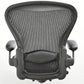 【中古】ハーマンミラー　アーロンチェア　スタンダード　Ｂサイズ　ランバーサポート　ガスシリンダー新品　ブラック　2026052505【中古オフィス家具】