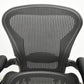 【中古】ハーマンミラー　アーロンチェア　Aサイズ　フル装備　ランバーサポート　ブラック　2026052506【中古オフィス家具】