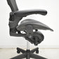 【中古】ハーマンミラー　アーロンチェア　Aサイズ　フル装備　ランバーサポート　ガスシリンダー新品　ブラック　2026052507【中古オフィス家具】