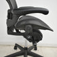 【中古】ハーマンミラー　アーロンチェア　Aサイズ　フル装備　ランバーサポート　ガスシリンダー新品　ブラック　2026052601【中古オフィス家具】