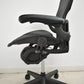 【中古】ハーマンミラー　アーロンチェア　Aサイズ　フル装備　ランバーサポート　ガスシリンダー新品　ブラック　2026052602【中古オフィス家具】