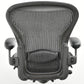 【中古】ハーマンミラー　アーロンチェア　Aサイズ　フル装備　ランバーサポート　ガスシリンダー新品　ブラック　2026052602【中古オフィス家具】