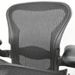 【中古】ハーマンミラー　アーロンチェア　Aサイズ　フル装備　ランバーサポート　ガスシリンダー新品　ブラック　2026052604【中古オフィス家具】