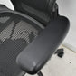 【中古】ハーマンミラー　アーロンチェア　Aサイズ　フル装備　ランバーサポート　ガスシリンダー新品　ブラック　2026052701【中古オフィス家具】