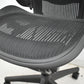 【中古】ハーマンミラー　アーロンチェア　Aサイズ　フル装備　ランバーサポート　ガスシリンダー新品　ブラック　2026052703【中古オフィス家具】