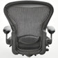 【中古】ハーマンミラー　アーロンチェア　Aサイズ　フル装備　ランバーサポート　ガスシリンダー新品　ブラック　2026052705【中古オフィス家具】