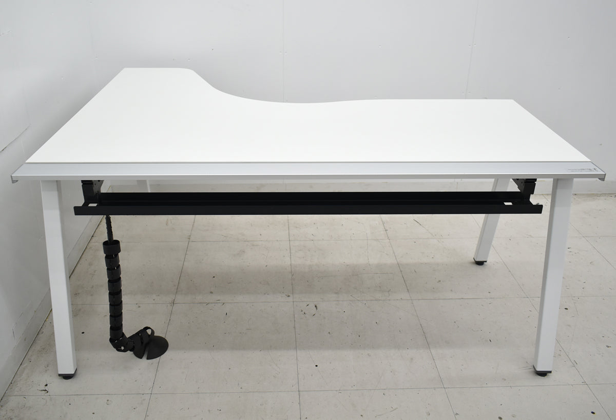 【中古】コクヨ　SAIBI　TX　L型デスク　幅1600　2026060402【中古オフィス家具】