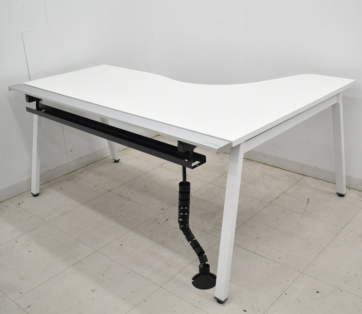 【中古】コクヨ　SAIBI　TX　L型デスク　幅1600　2026060403【中古オフィス家具】